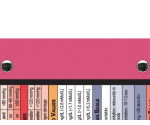 WhiteCoat Clipboard® Trifold - Pink Primary Care Edition